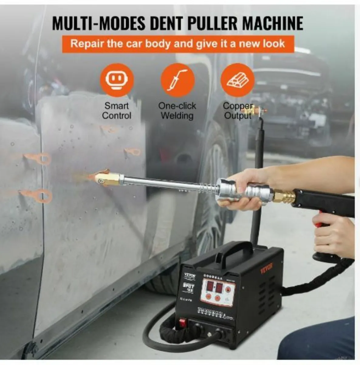 3KW Dent Puller,Welder Vehicle Repair Puller Kit - Image 2