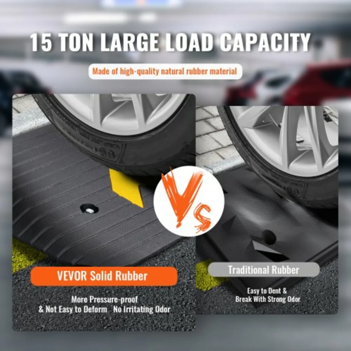 Upgraded Rubber Threshold Ramp, 1.5" Rise Wheelcha - Image 2