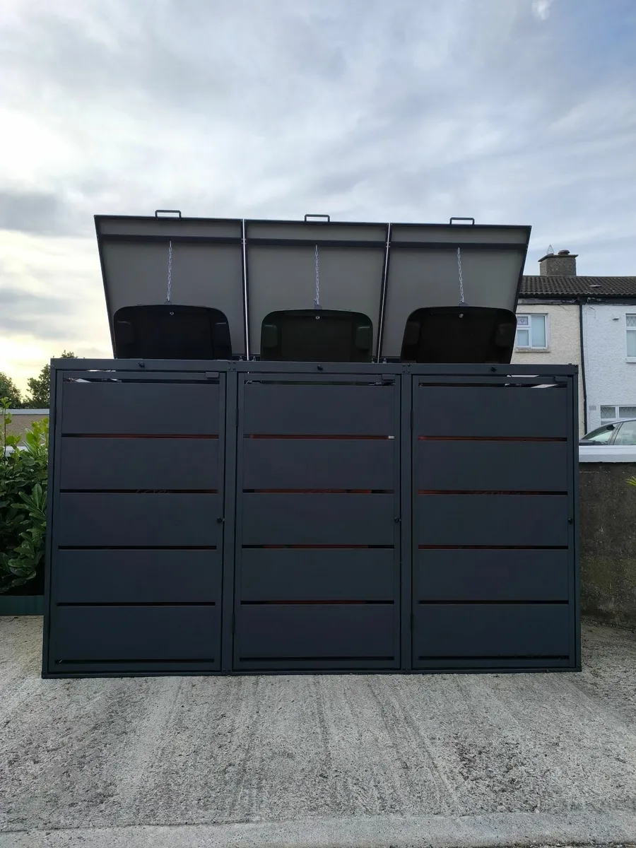 Triple Metal Wheelie Bin Shed FREE DELIVERY!! - Image 2