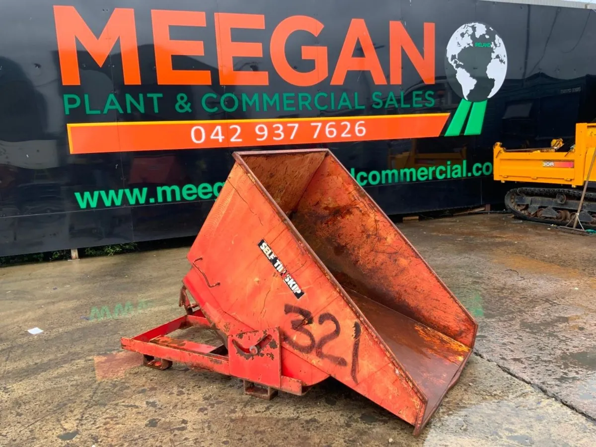 SELF TIP FORKLIFT TIPPING SKIP.....32w. - Image 3
