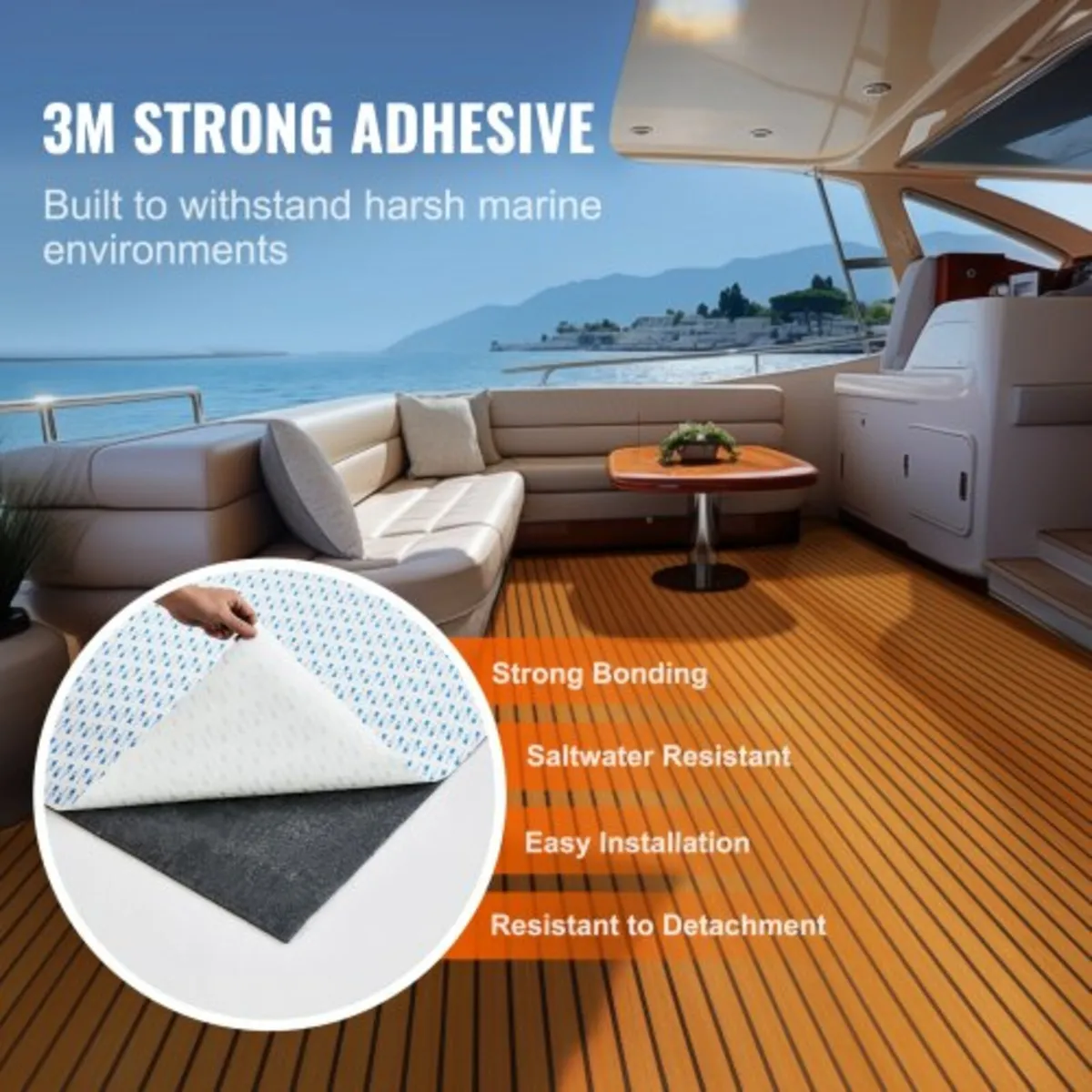 Boat Flooring, EVA Foam Boat Decking 94.5" x 35.4" - Image 2