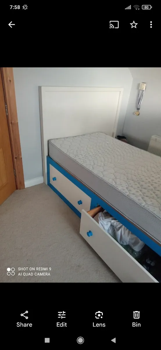 Bed . Small double 4ft - Image 4