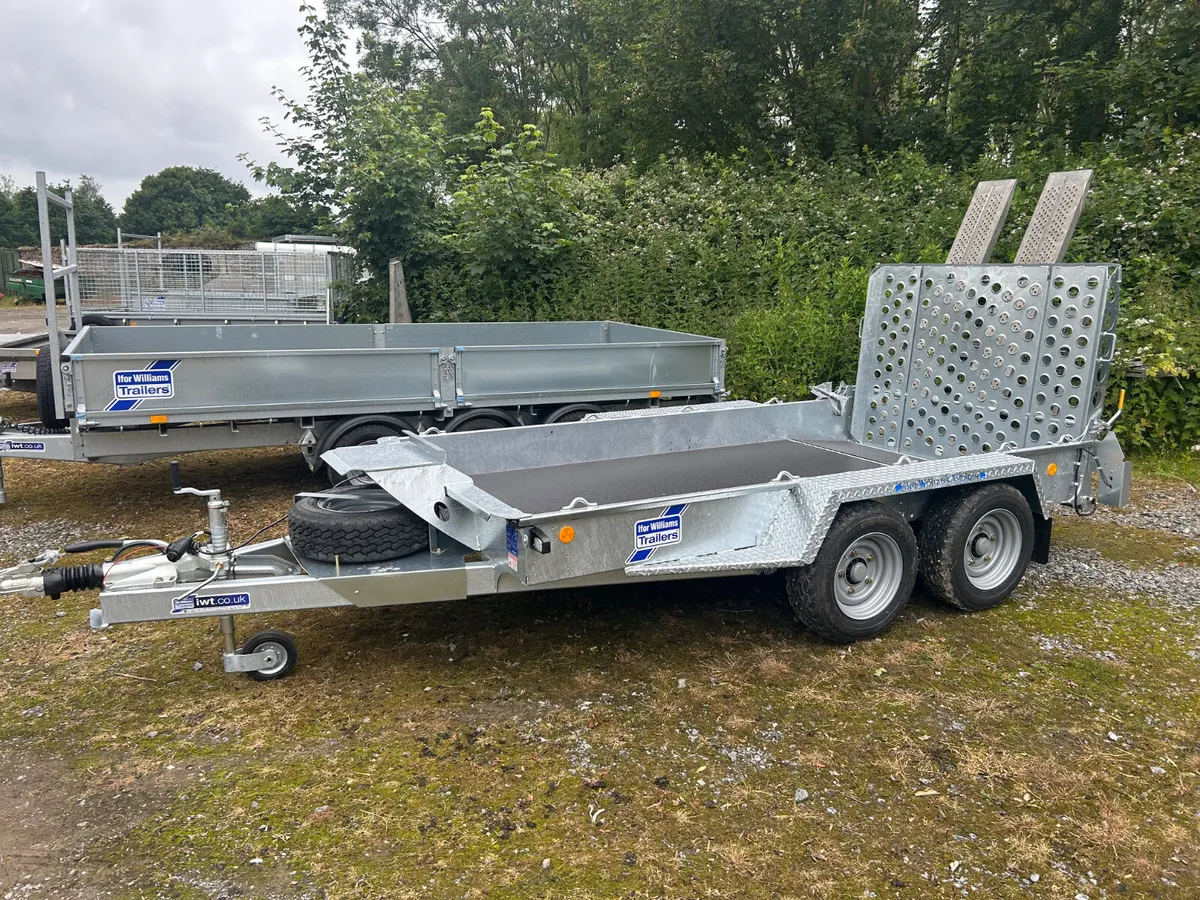 New Ifor Williams 10x5.4 GH1054 Plant Trailer - Image 1