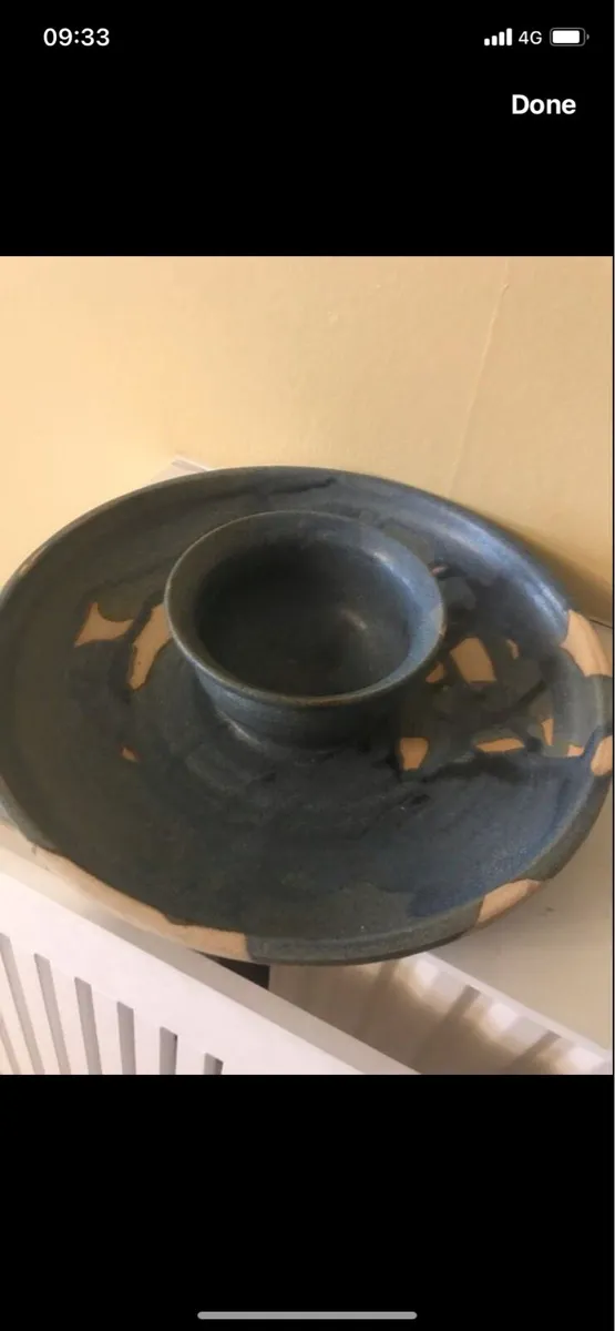 Irish Pottery Serving Dish - Image 1