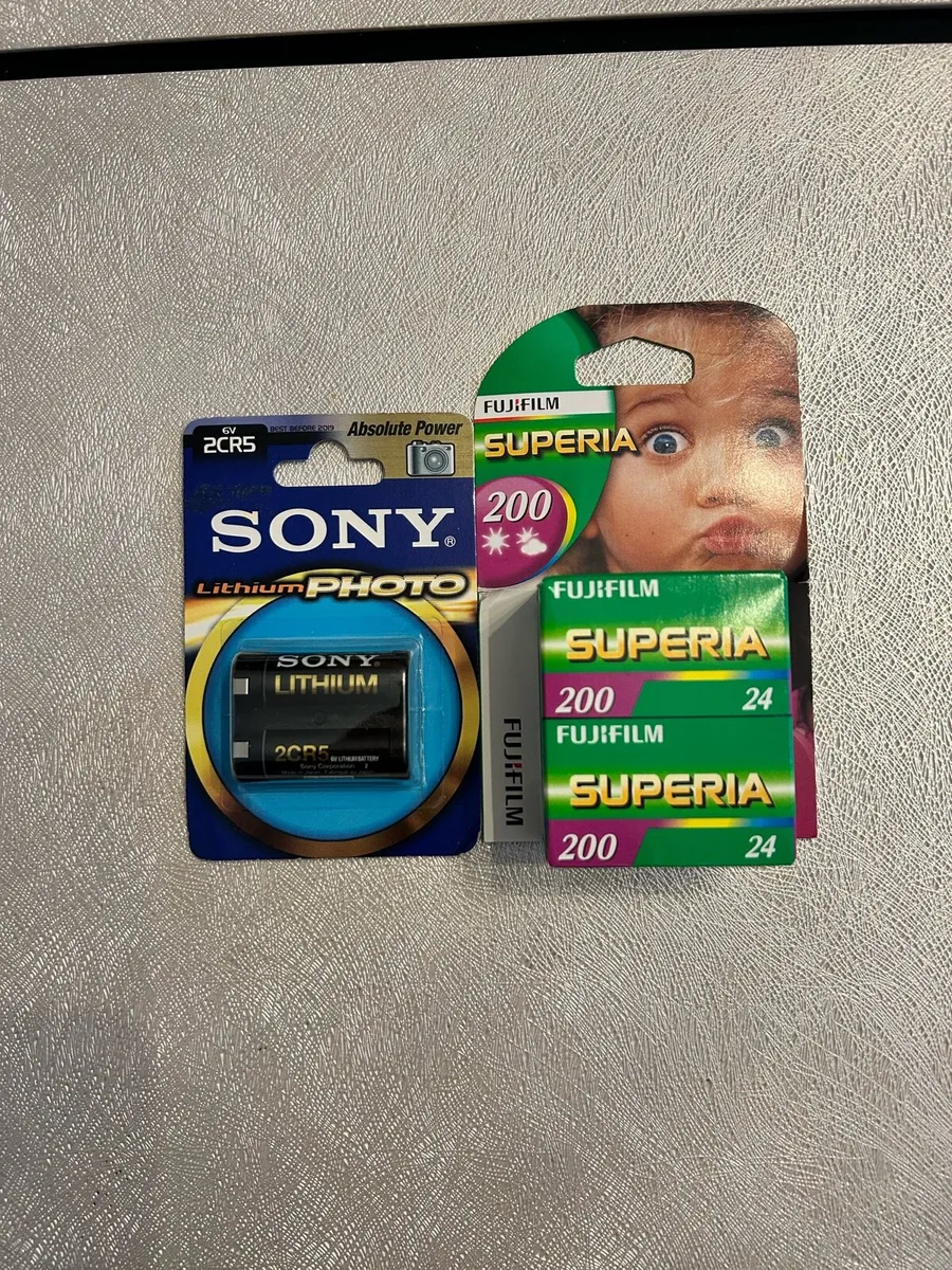 Fujifilm superia films and Sony 2CR5 NEW - Image 1