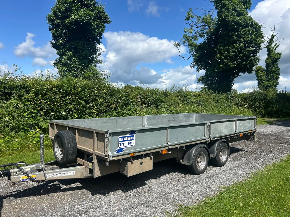 Ifor Williams 16x6.6 Dropside Trailer - Image 1