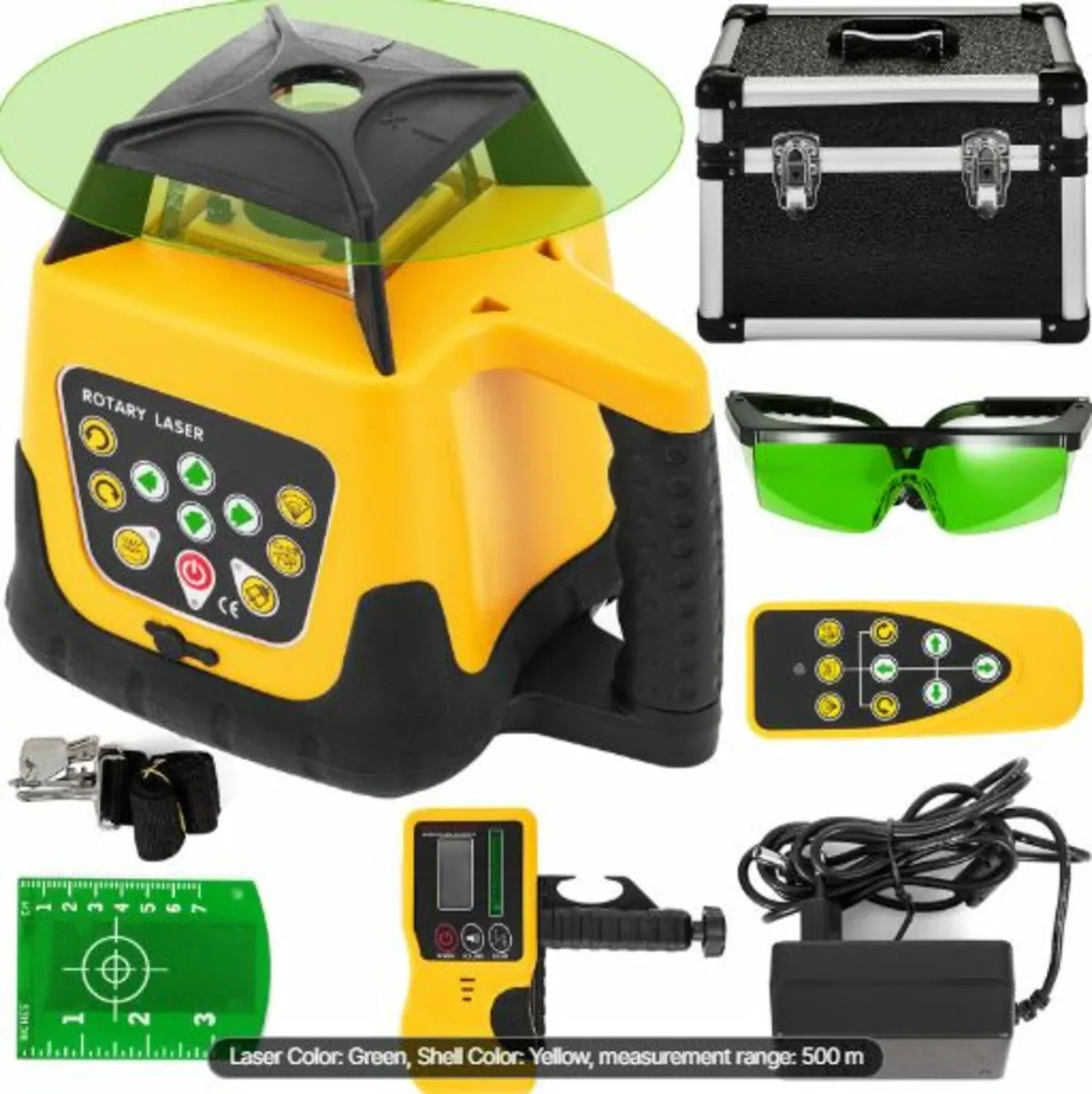 Rotary Laser Level Green Beam 500m Range - Image 1