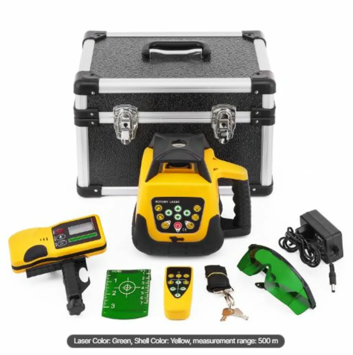 Rotary Laser Level Green Beam 500m Range - Image 3