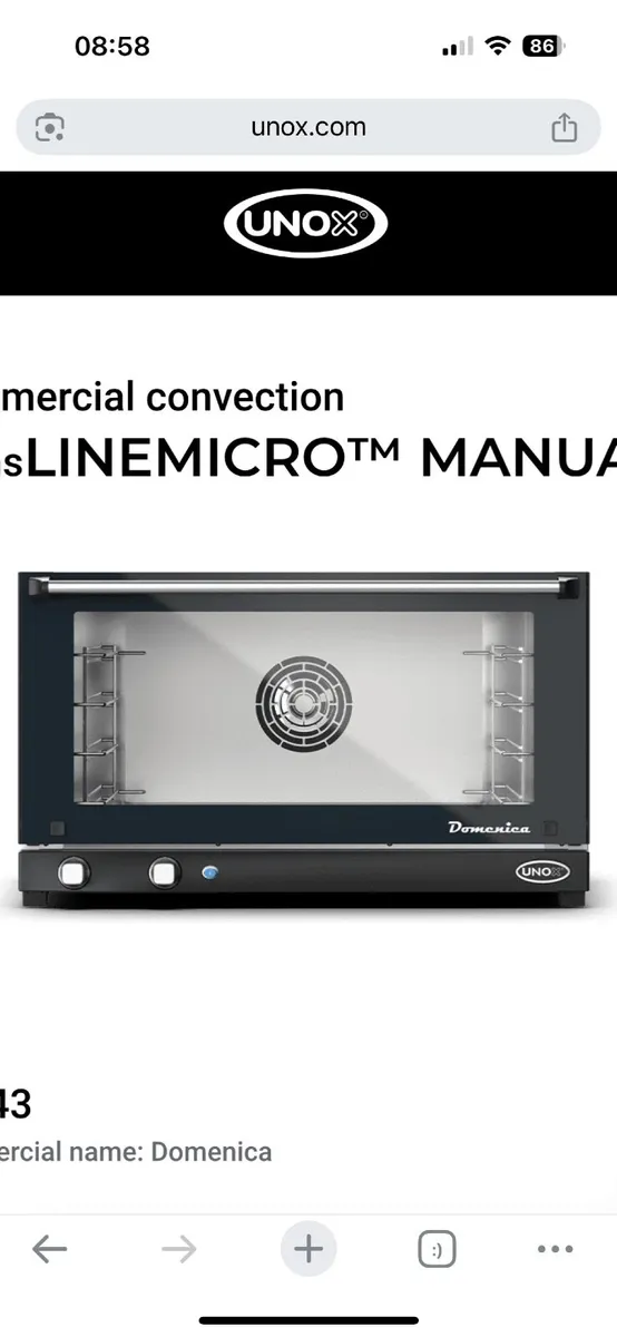 Commercial oven