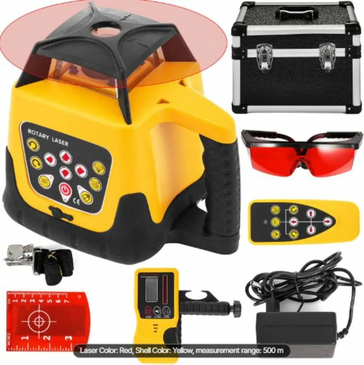 Self-Leveling Rotary Laser Kit 500M Range - Image 1