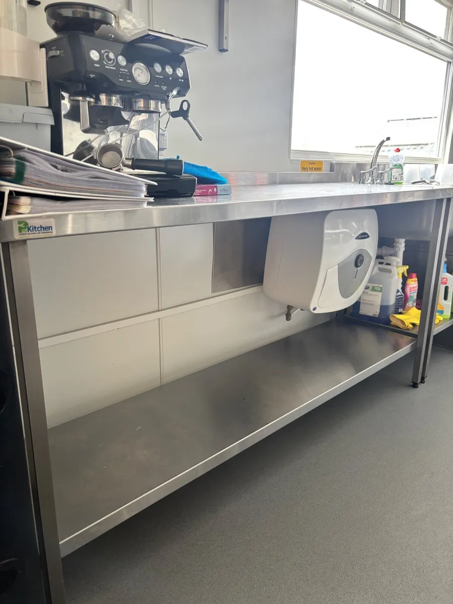 Stainless steel table