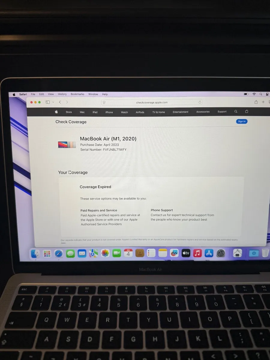 MacBook Air 8-core M1 8GB/256SSD/186c - Image 2