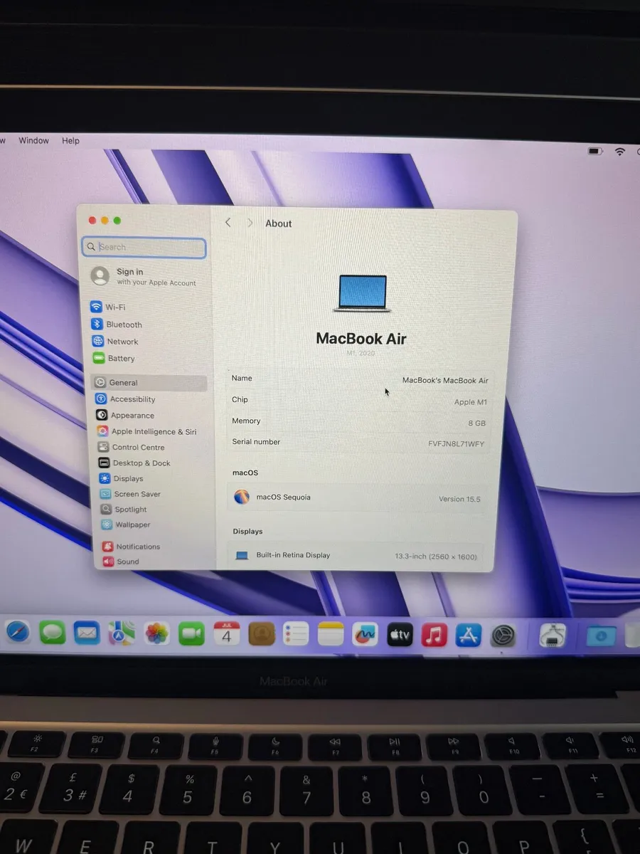 MacBook Air 8-core M1 8GB/256SSD/186c - Image 3