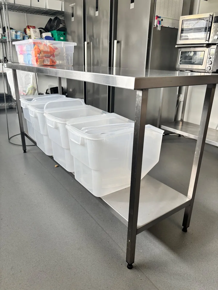 Stainless steel table