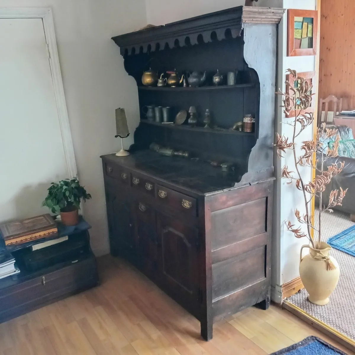 Antique 18th century oak welsh dresser - Image 1