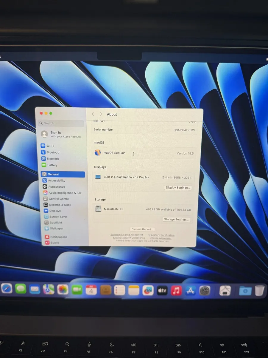MacBook Pro 16" M1 Pro 16GB/512SSD/261c - Image 3