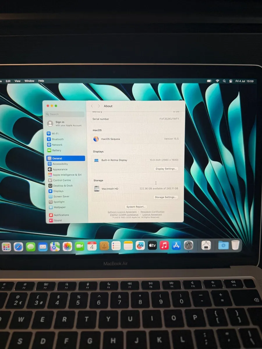MacBook Air 8-core M1 8GB/256SSD/61c - Image 3