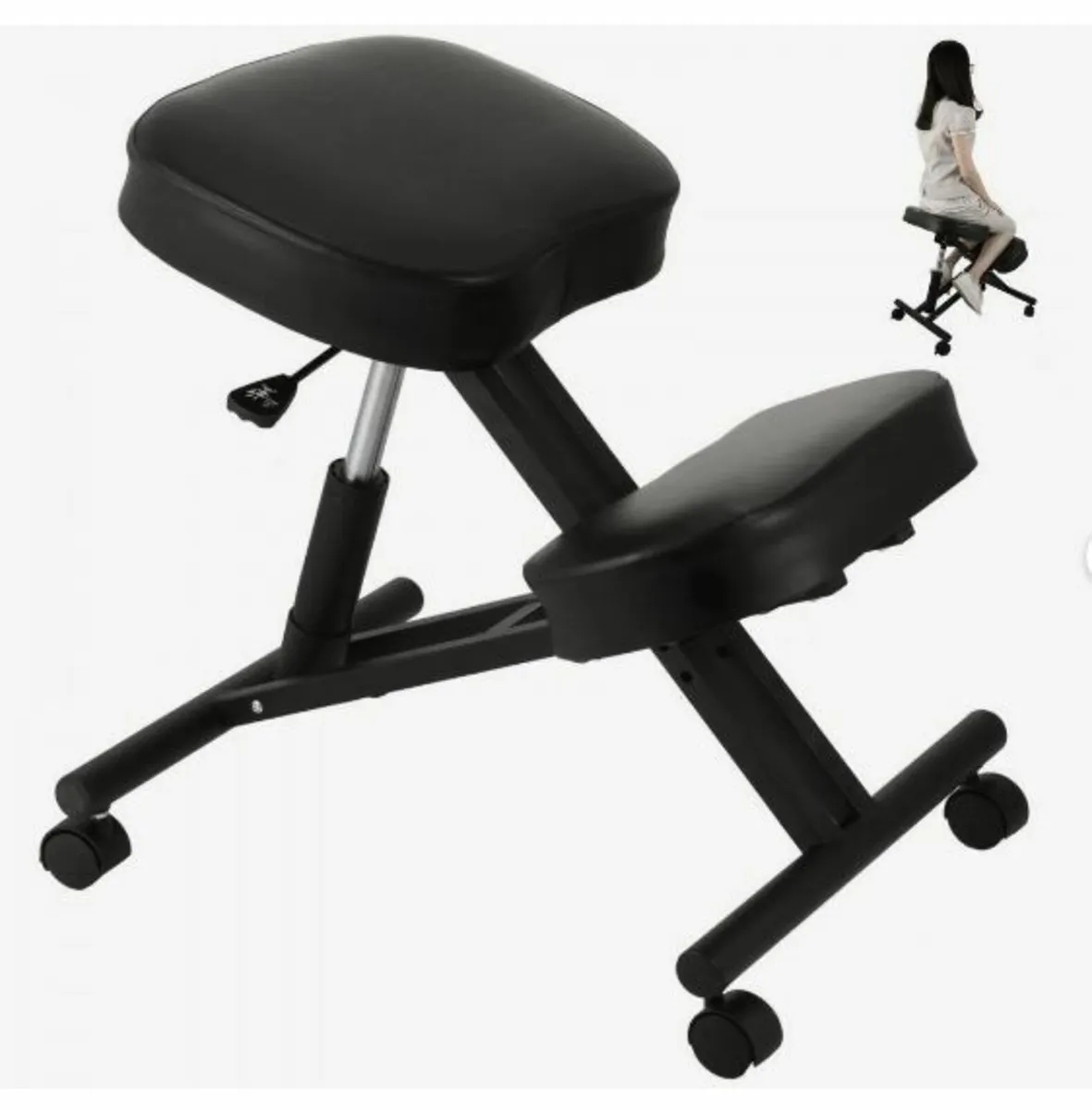 Kneeling Chair Ergonomic 250lbs Load - Image 4