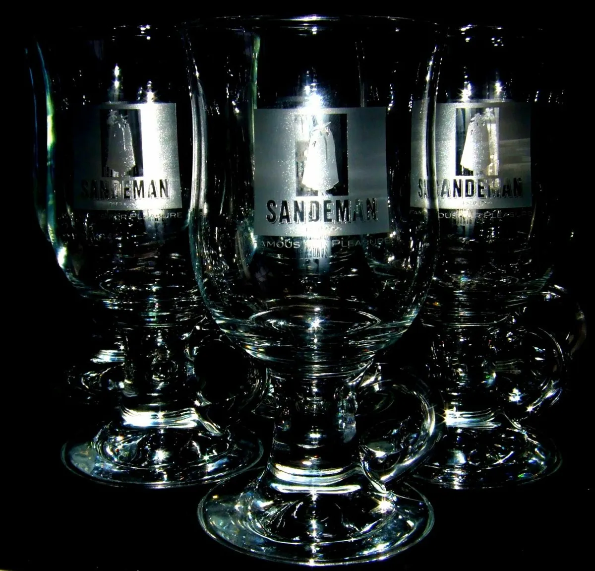 6 Sandeman Vintage Port/Coffee Glasses - Image 2