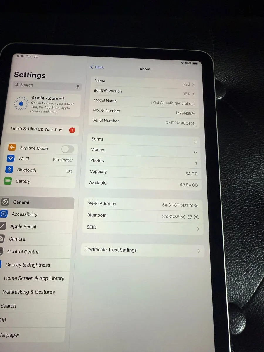 iPad Air 4th Generation 64GB wifi - Image 2