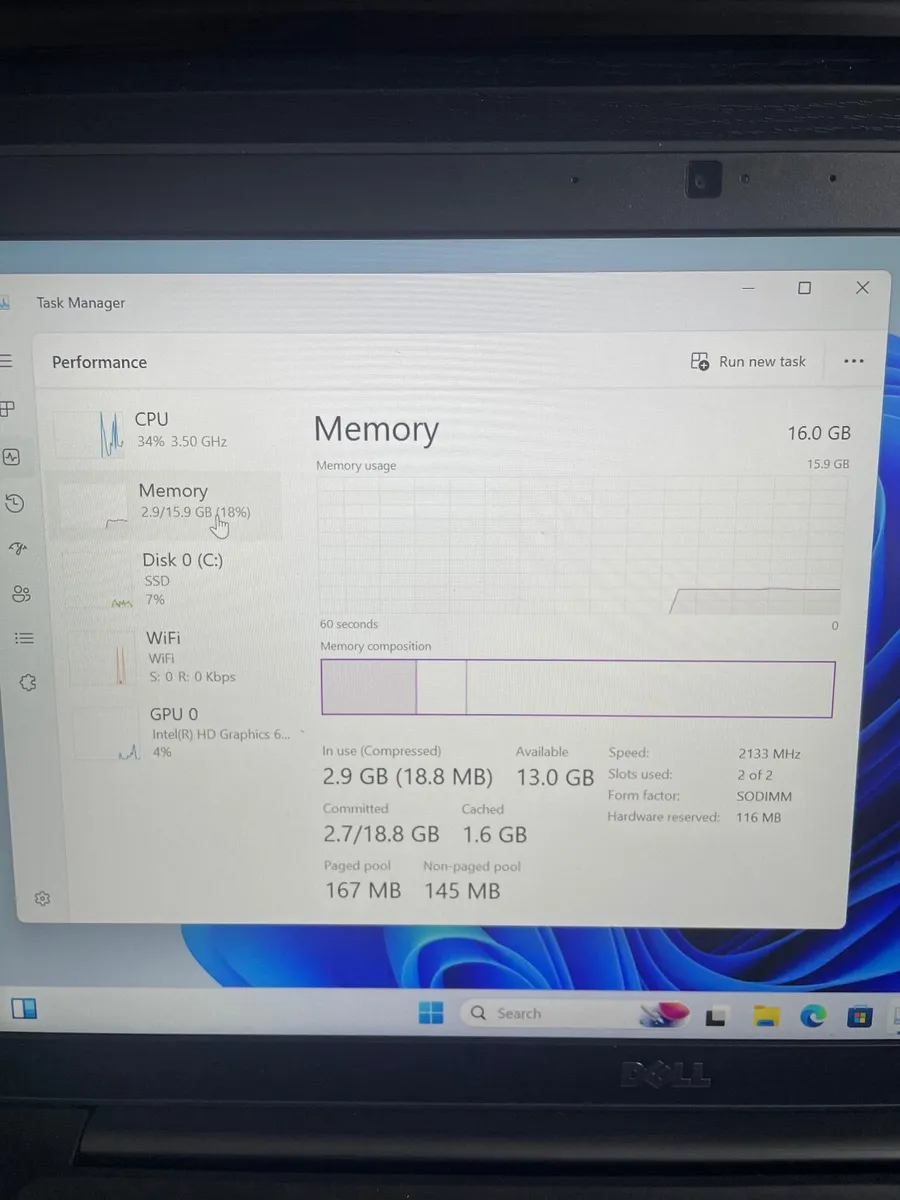Dell Latitude 7480 Laptop i5/16GB/256SSD/FHD - Image 4