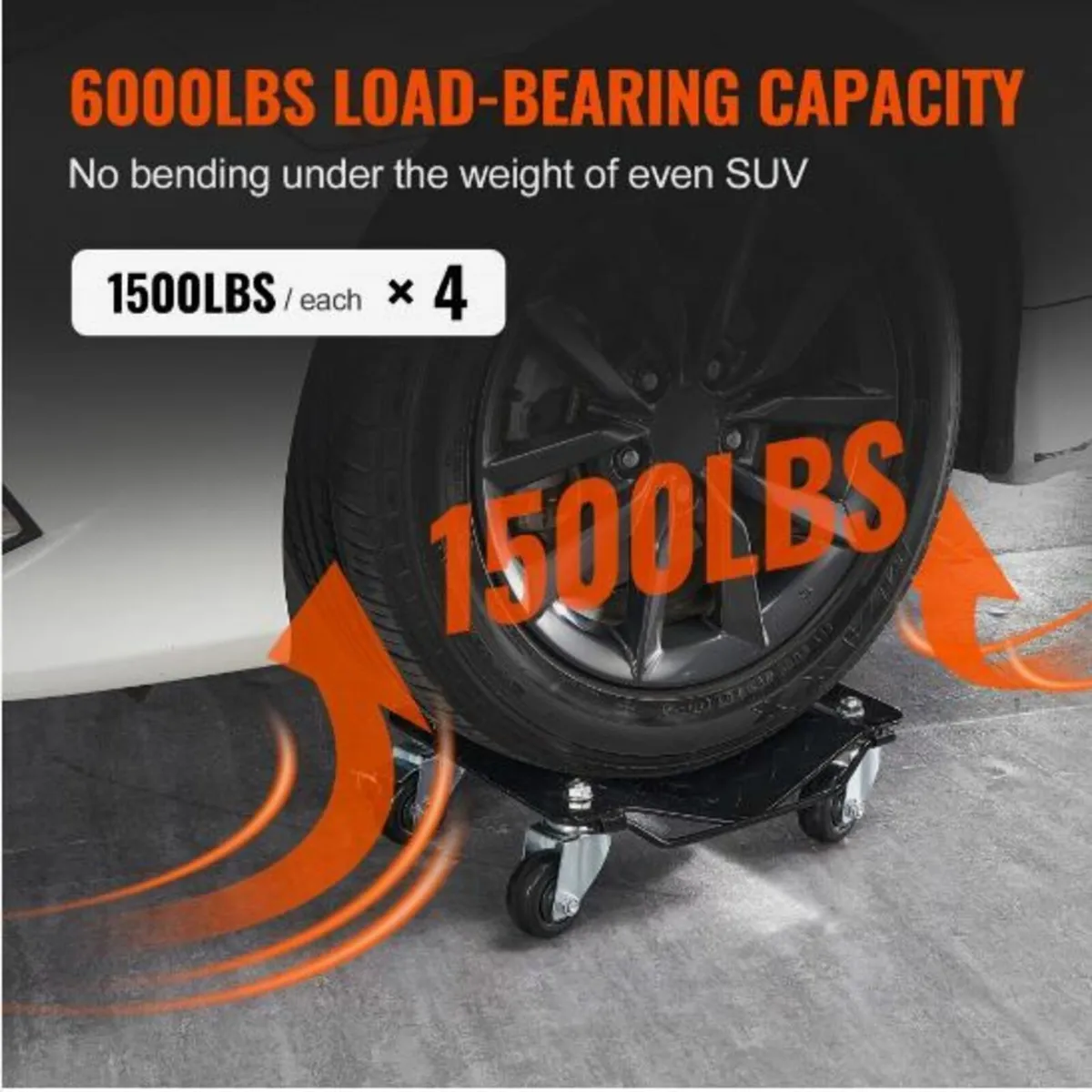 Car Dolly Wheel Tire Dolly 4 PCS Heavy - Image 4