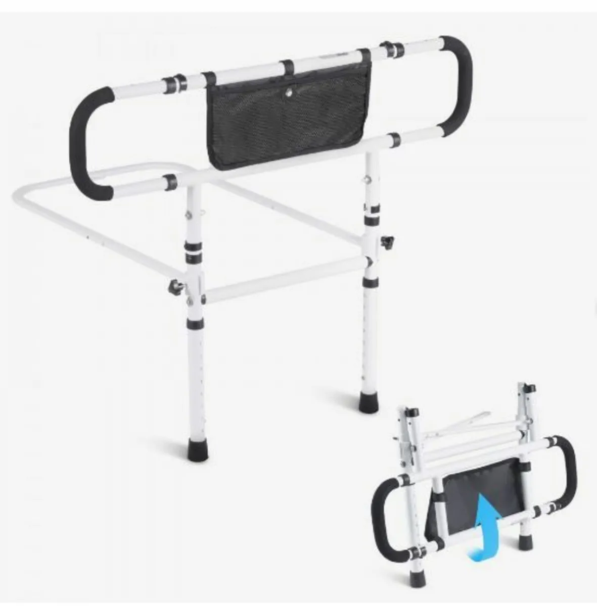 Bed Rails for Elderly Adults, 180° Foldable - Image 1