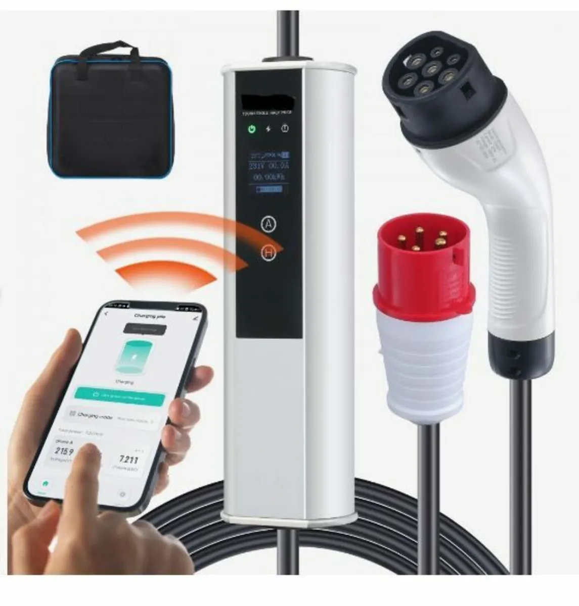 Portable EV Charger Type 2 EV Charging Cable 16A - Image 1