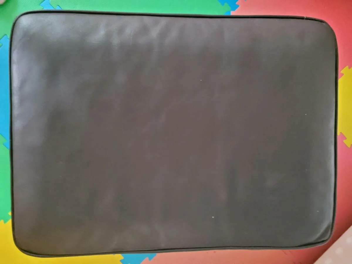 Leather Footstool - Image 3