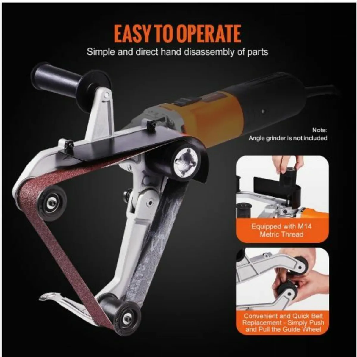 Belt Sander Adapter for Angle Grinder - Image 4