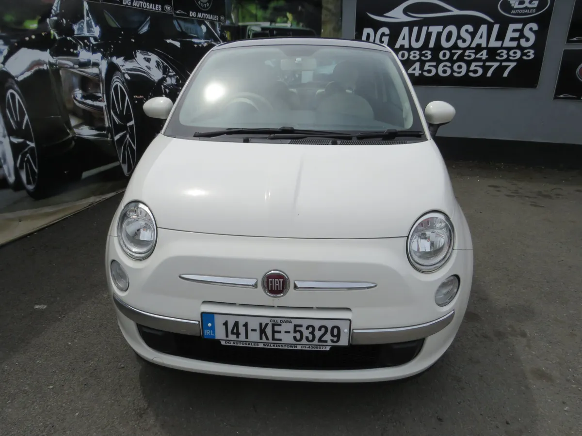 Fiat 500 2014 1.2 PETROL IN WHITE NCTD 26 - Image 3