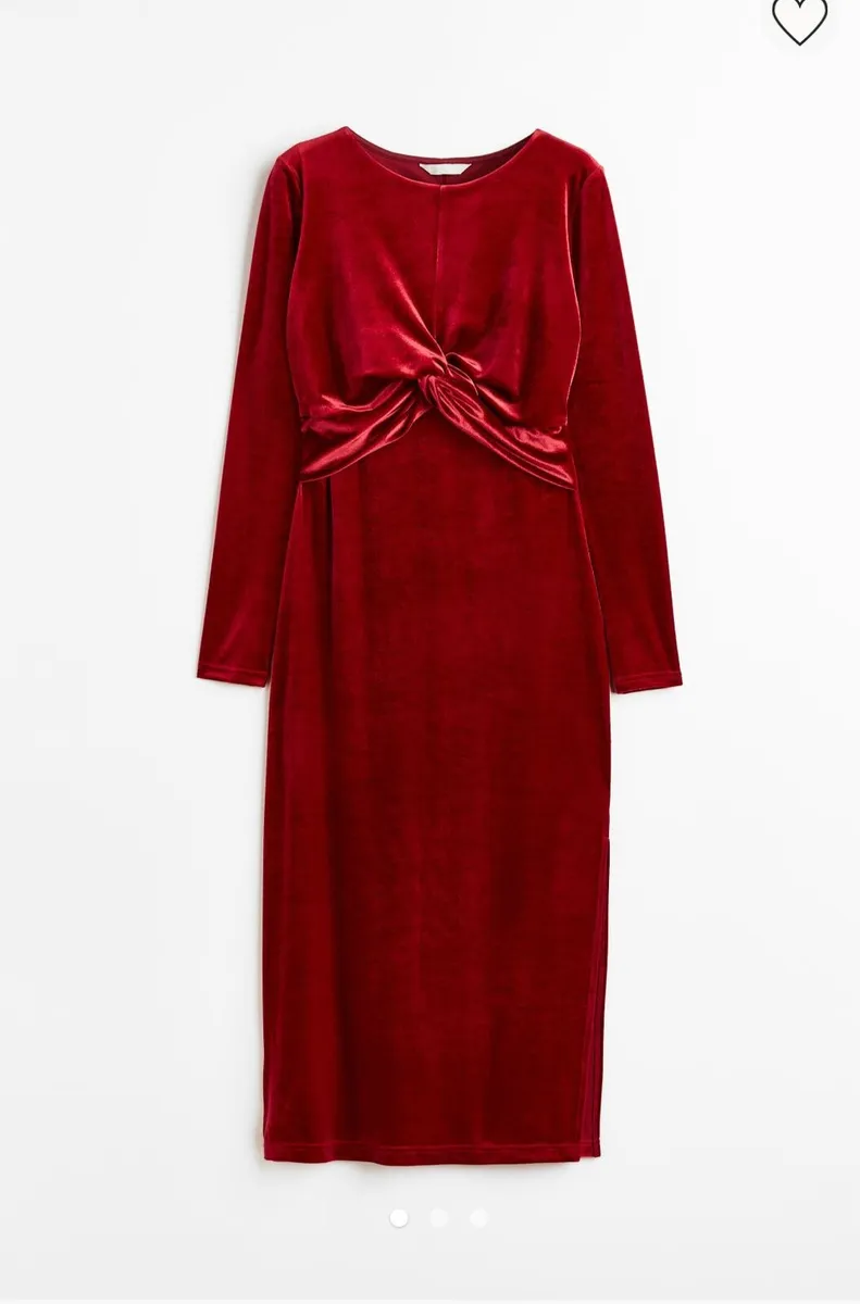 Brand new H&M nursing velour dress - Image 1
