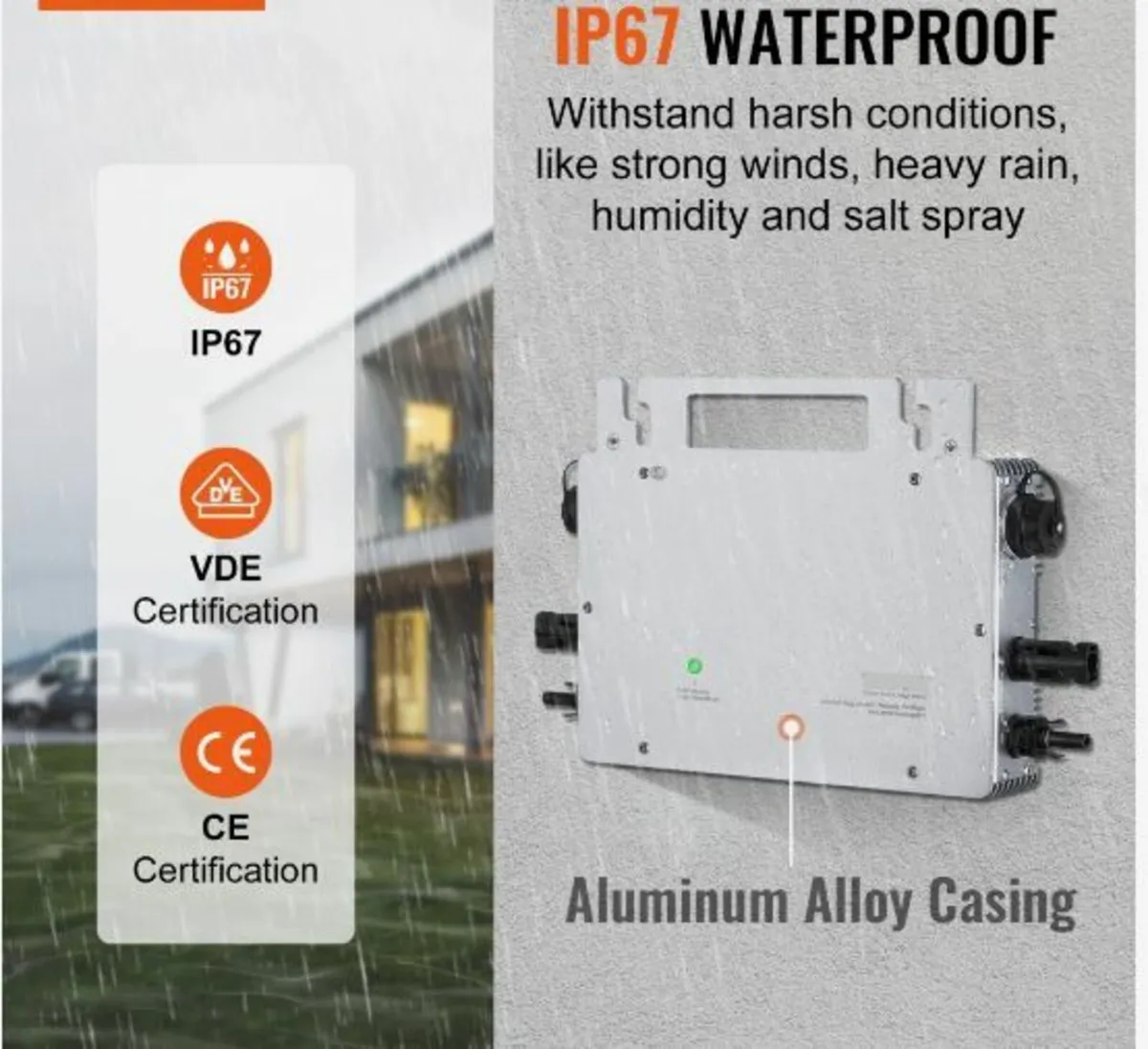 Solar Grid Tie Micro Inverter 600W Waterproof - Image 2