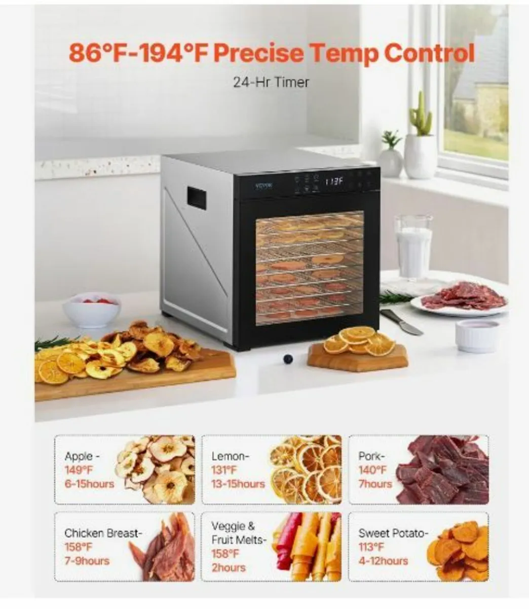 10 Trays Food Dehydrator Machine - Image 2