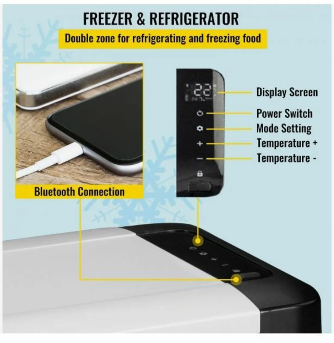 12 Volt Refrigerator, 22Qt, Dual Zone - Image 4