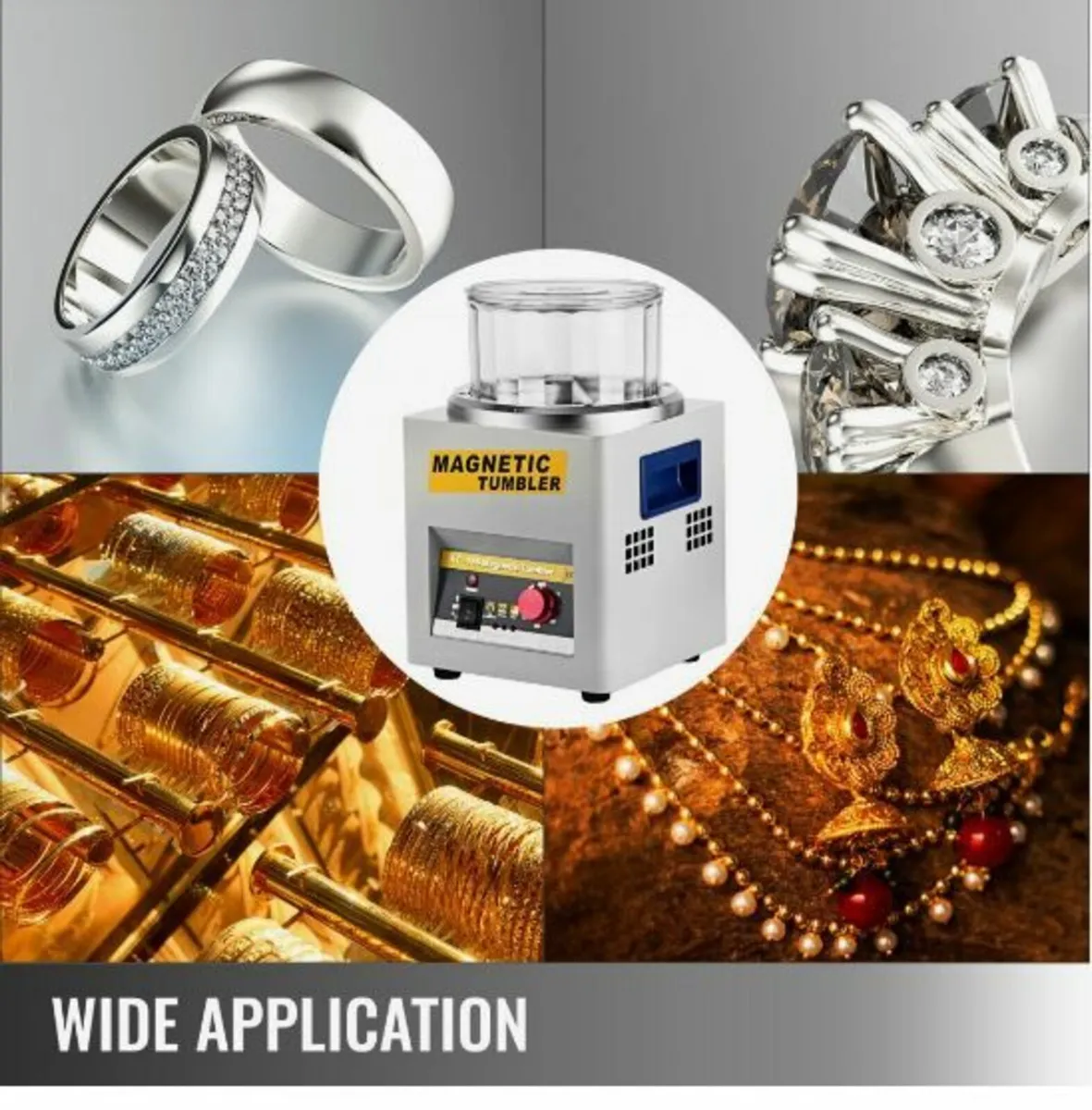 KT-185 Magnetic Tumbler 180mm Jewelry Polishe - Image 3