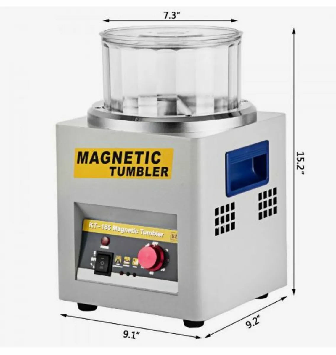 KT-185 Magnetic Tumbler 180mm Jewelry Polishe - Image 4