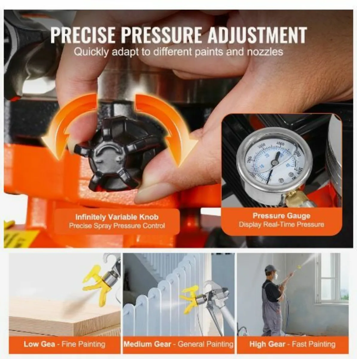 Cart Airless Paint Sprayer Diaphragm Paint Airless - Image 3