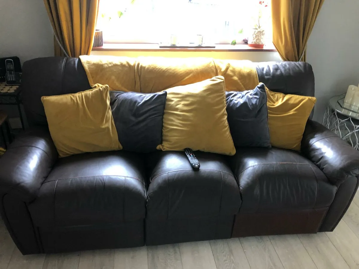 2 Recliner Sofas - Image 1