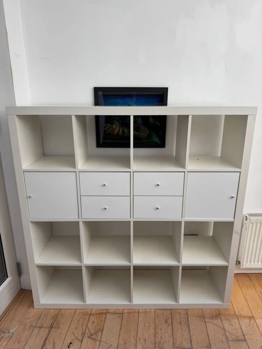 Ikea Kallax with doors and shelves - Image 1