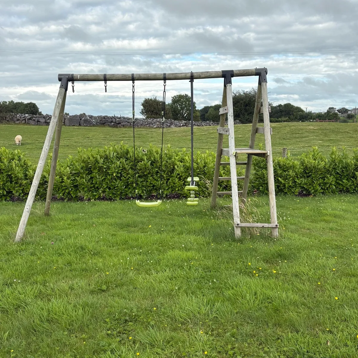 Wooden Play Centre Swing Set