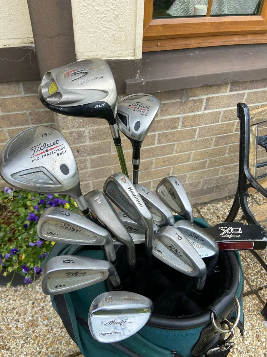Golf. Clubs.  &.  Bag - Image 2