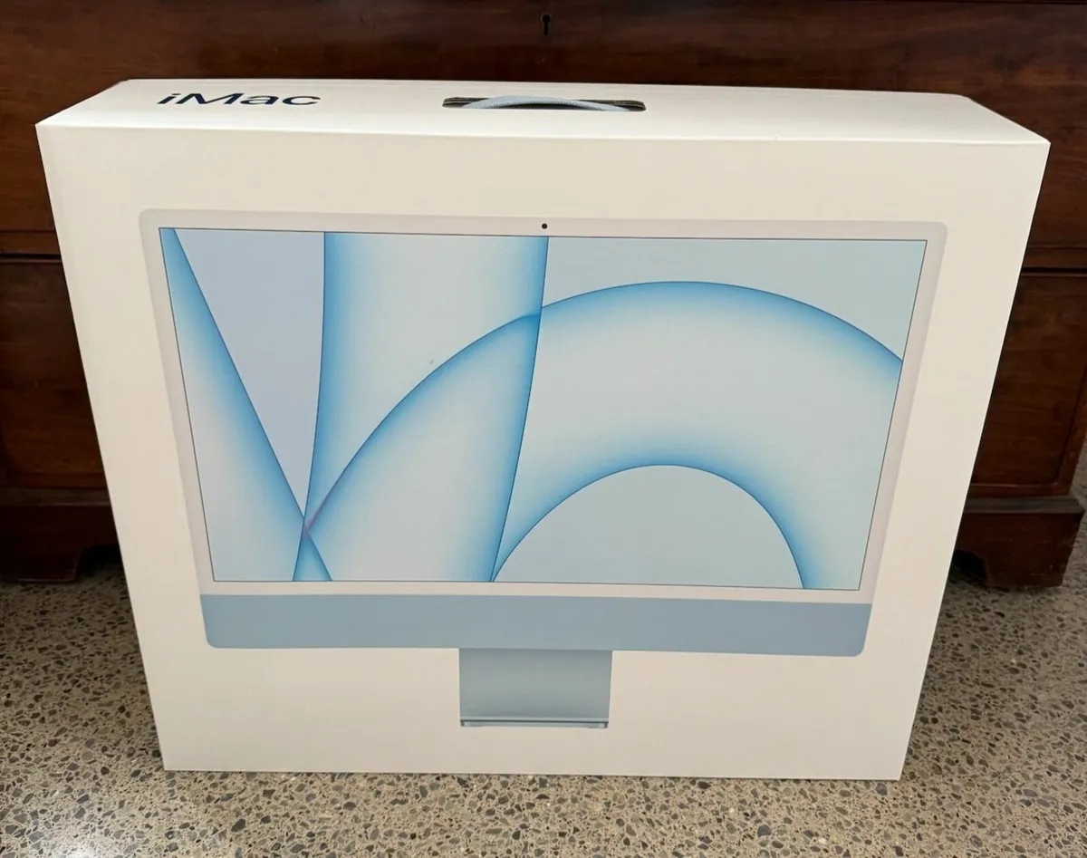 Apple iMac M1 24 Blue 1Tb SSD 16GB 8Core - Image 2