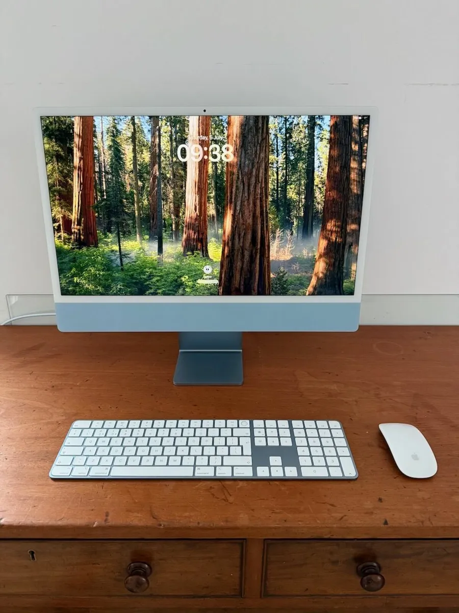 Apple iMac M1 24 Blue 1Tb SSD 16GB 8Core - Image 1