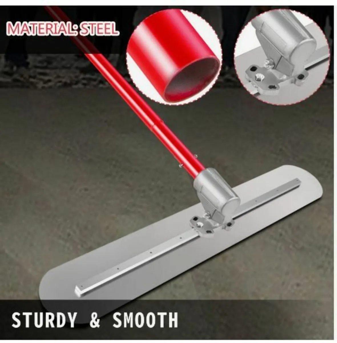 Bull Float Manganese Steel Concrete Float - Image 2