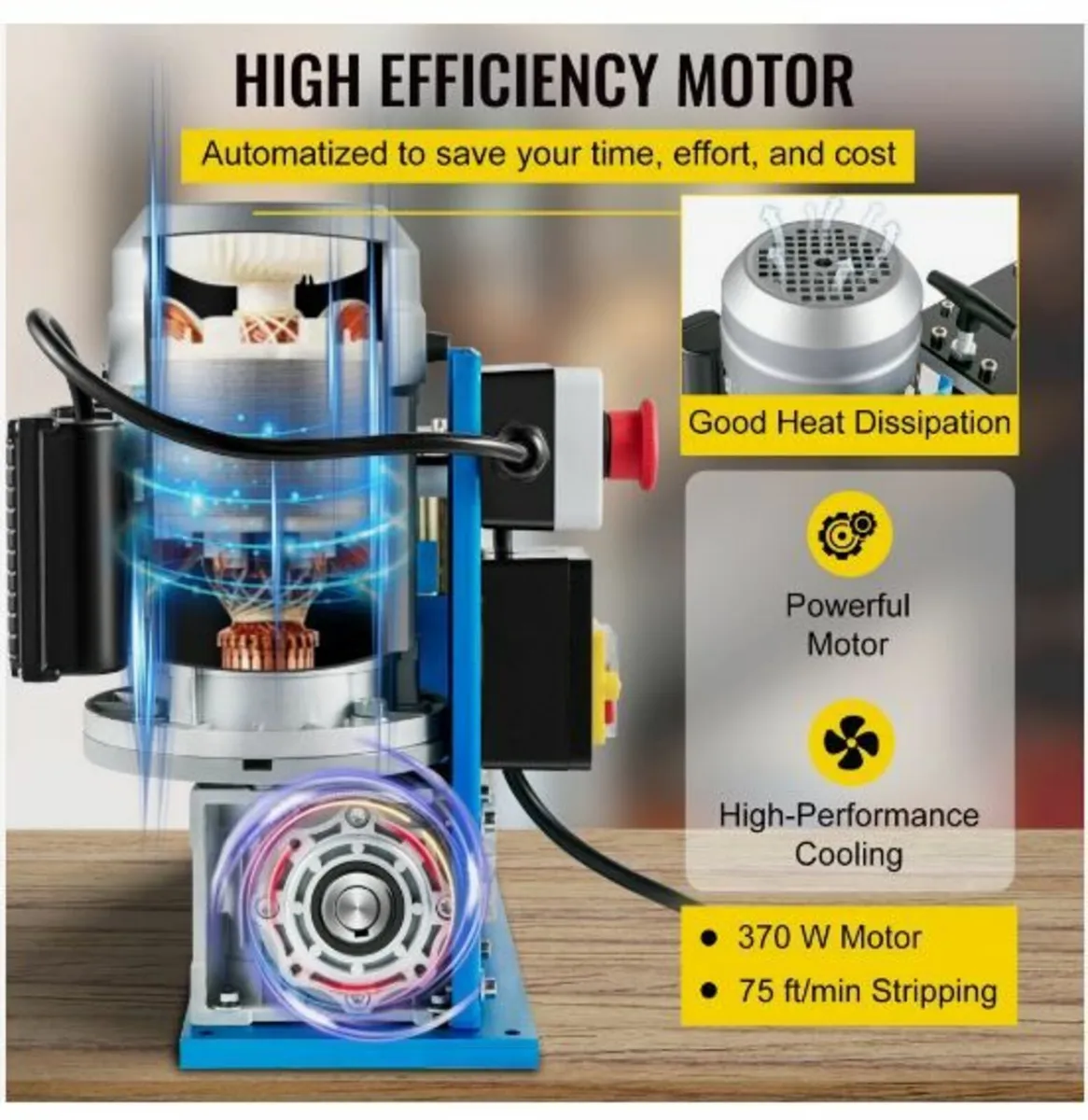 Electric Wire Stripping Machine, 0.06 inch-0.15 in - Image 4
