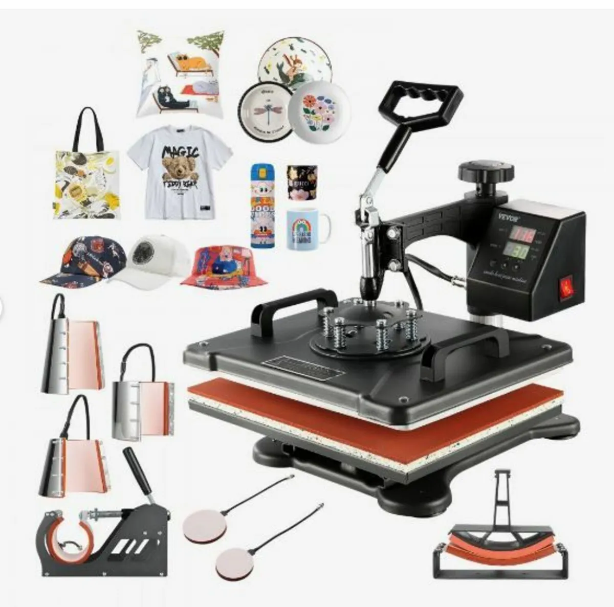 Heat Press 8 in 1 Heat Press Machine 38x30cm - Image 4
