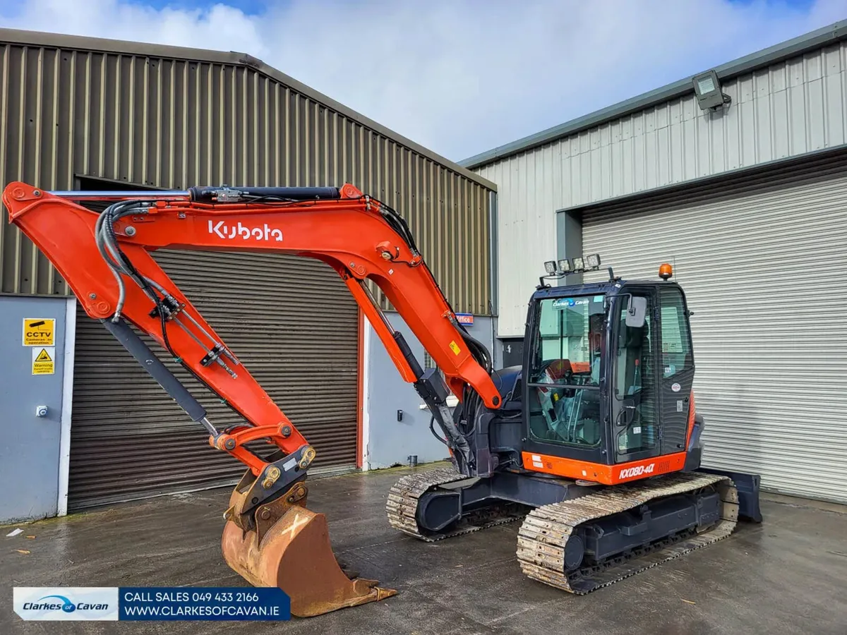 Kubota KX080-4 2017 - Image 2