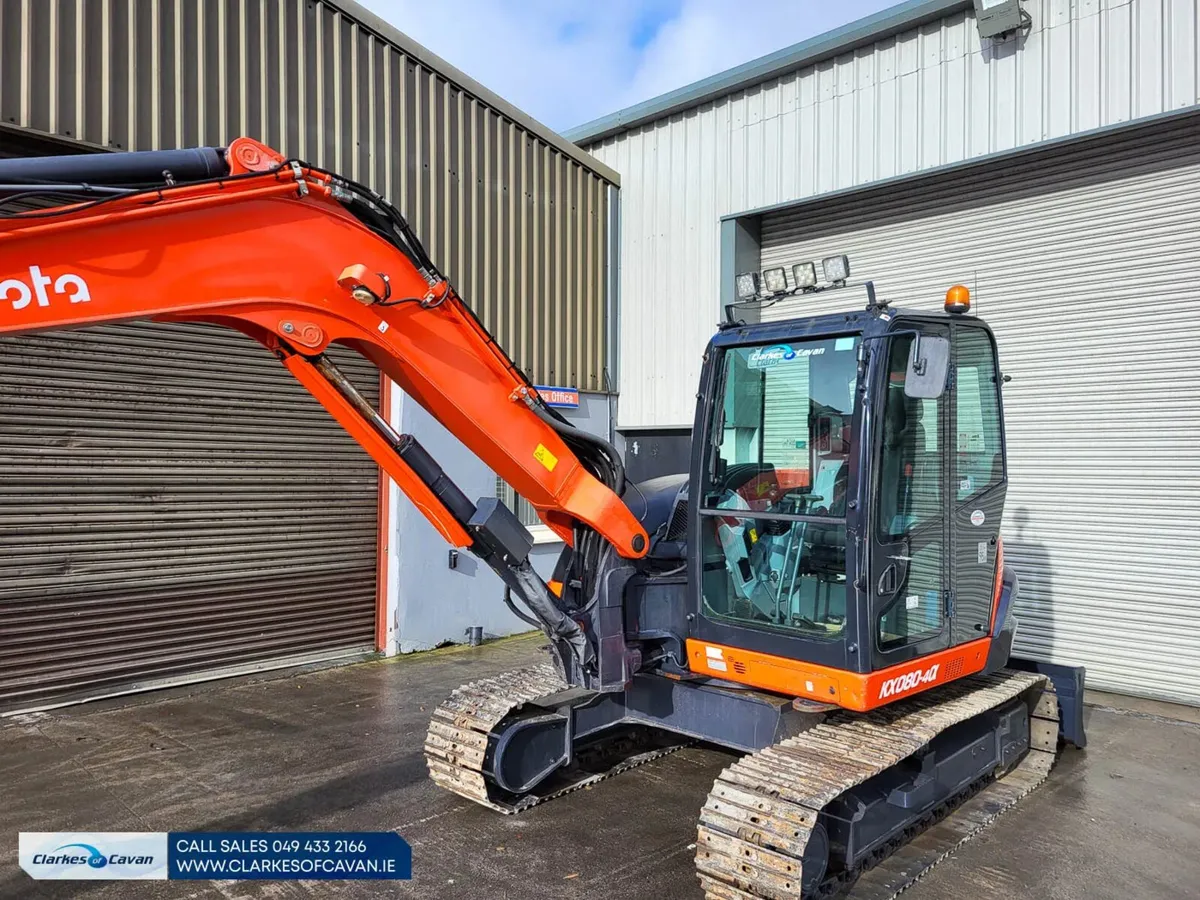 Kubota KX080-4 2017 - Image 4