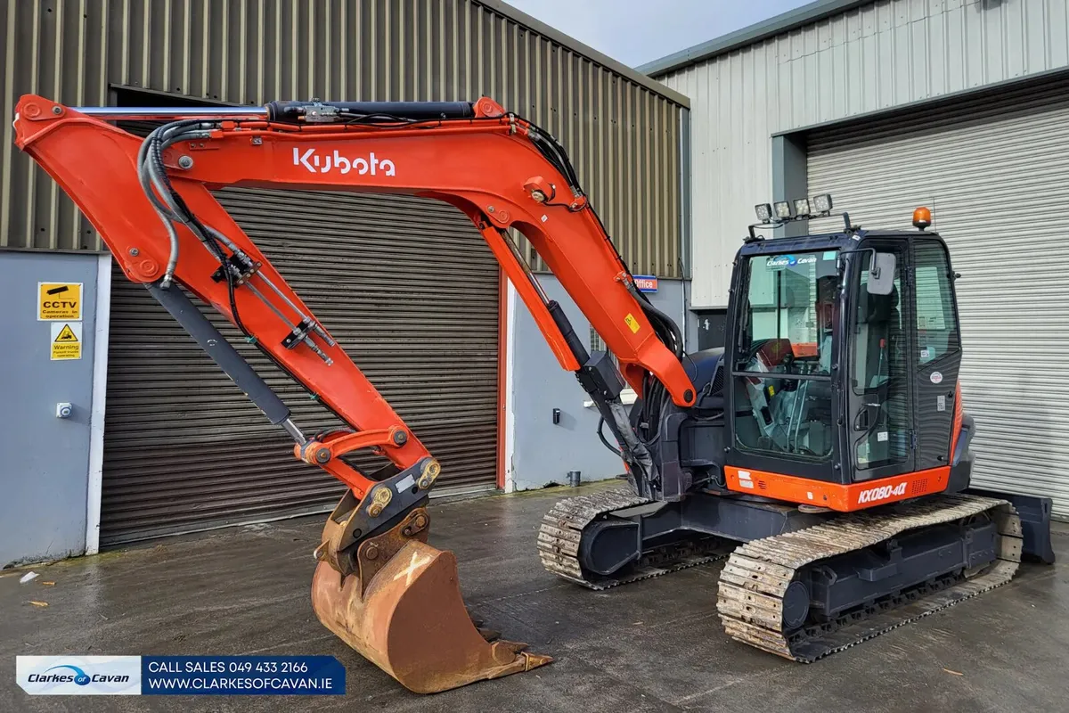 Kubota KX080-4 2017 - Image 3